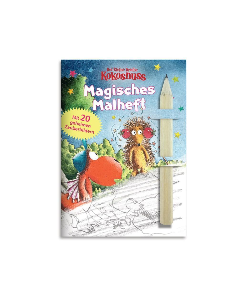Cover: 4250938800760 | Der kleine Drache Kokosnuss - Magisches Malheft mit Bleistift | 2018