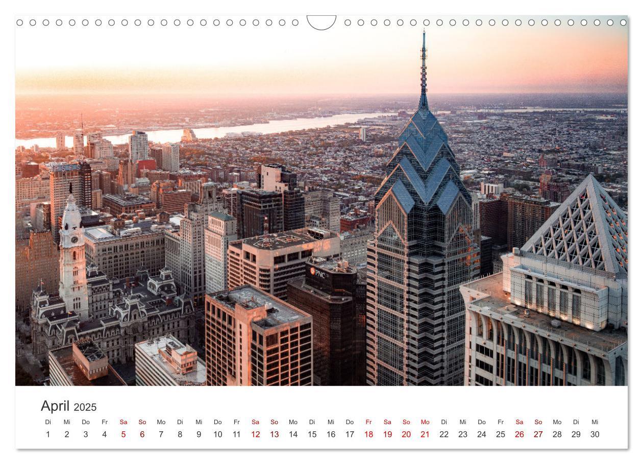 Bild: 9783435005574 | Philadelphia - The Birthplace of America (Wandkalender 2025 DIN A3...