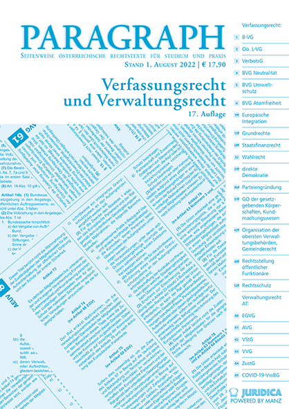 Cover: 9783214026011 | Paragraph - Verfassungs- und Verwaltungsrecht | Leitl-Staudinger