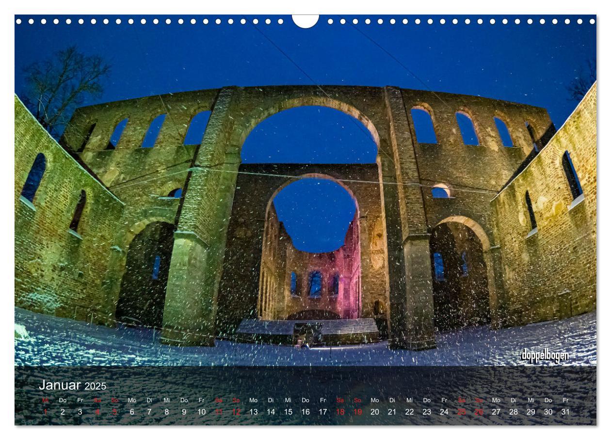 Bild: 9783435083824 | stiftsruine zu bad hersfeld (Wandkalender 2025 DIN A3 quer),...