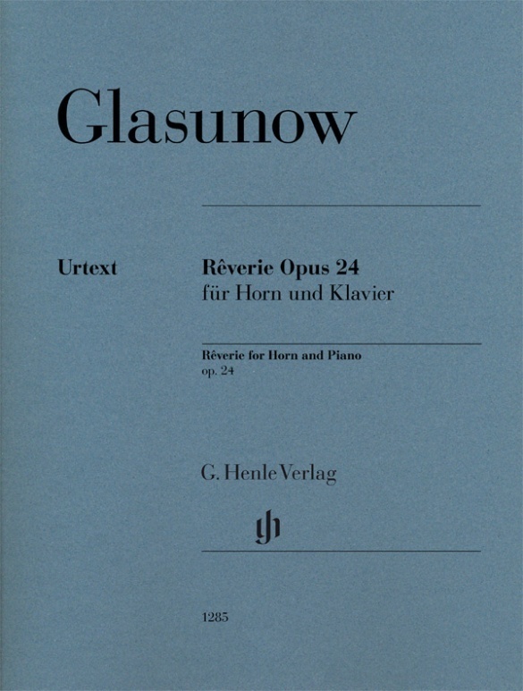 Cover: 9790201812854 | Alexander Glasunow - Rêverie op. 24 | Besetzung: Horn und Klavier