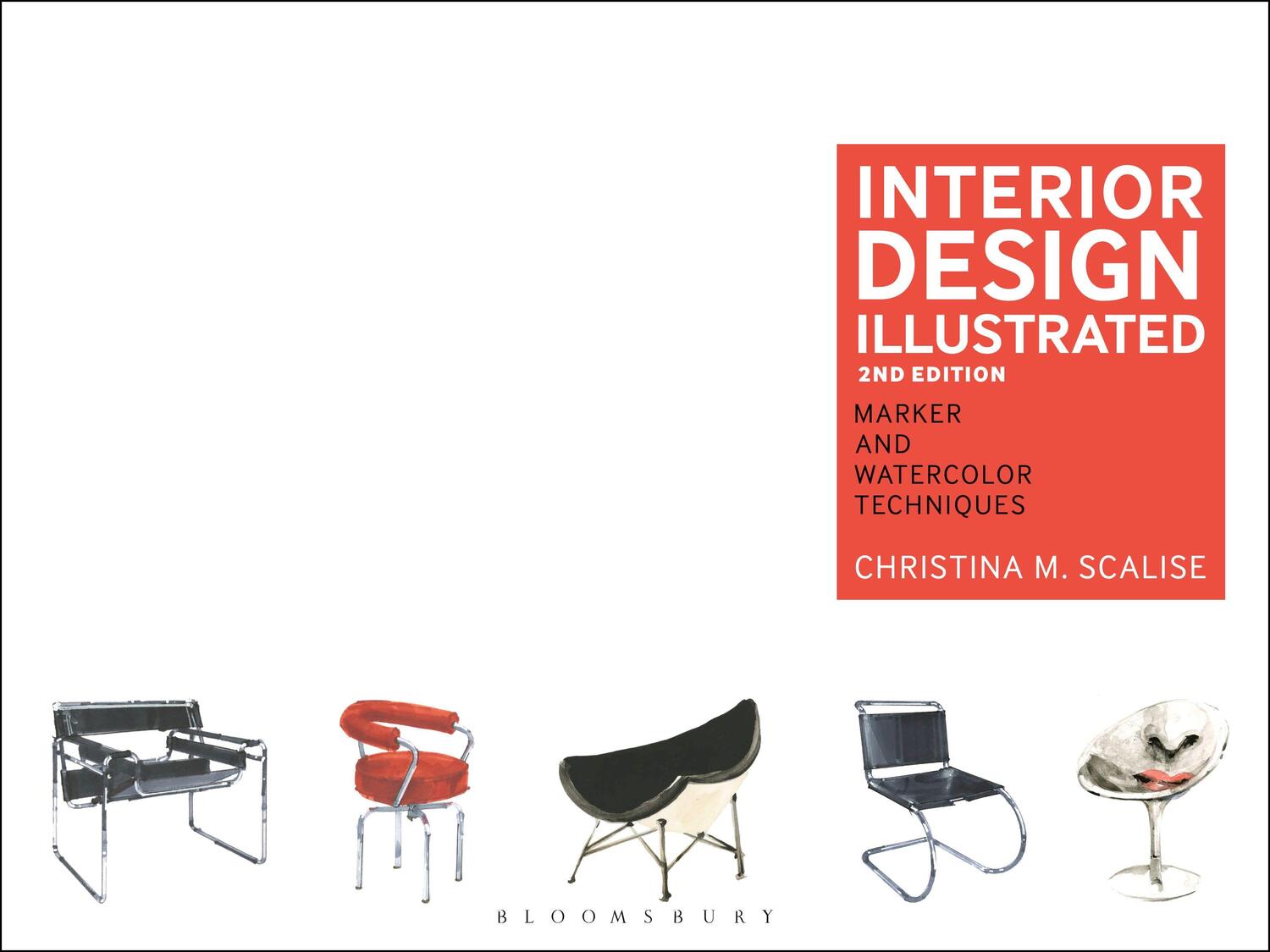 Cover: 9781609019174 | Interior Design Illustrated | Marker and Watercolor Techniques | Buch
