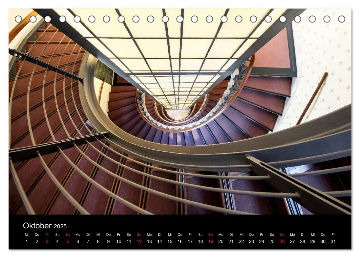 Bild: 9783435600205 | Faszination Treppen (Tischkalender 2025 DIN A5 quer), CALVENDO...