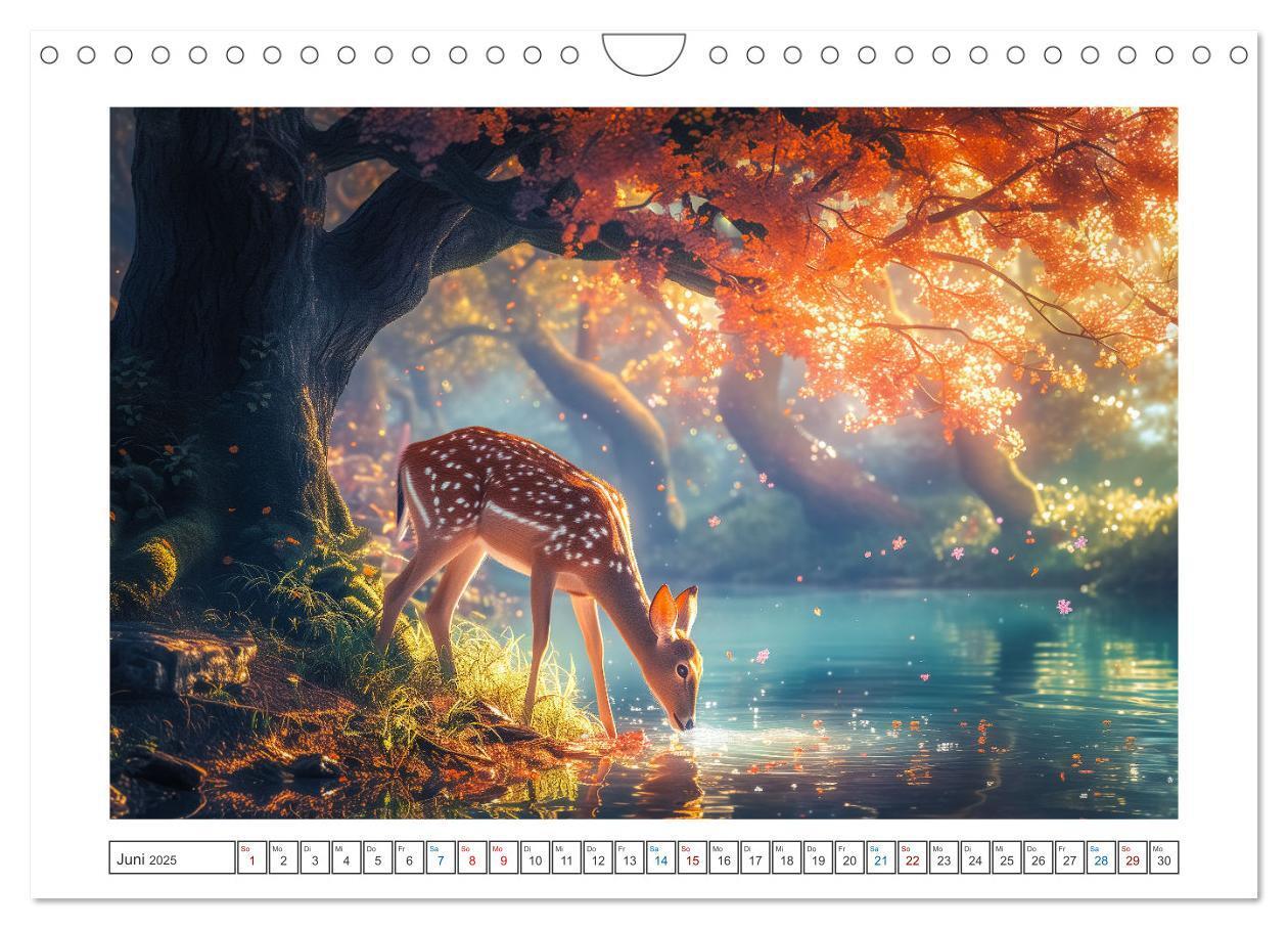 Bild: 9783457153604 | Zauberhafte Waldmomente (Wandkalender 2025 DIN A4 quer), CALVENDO...