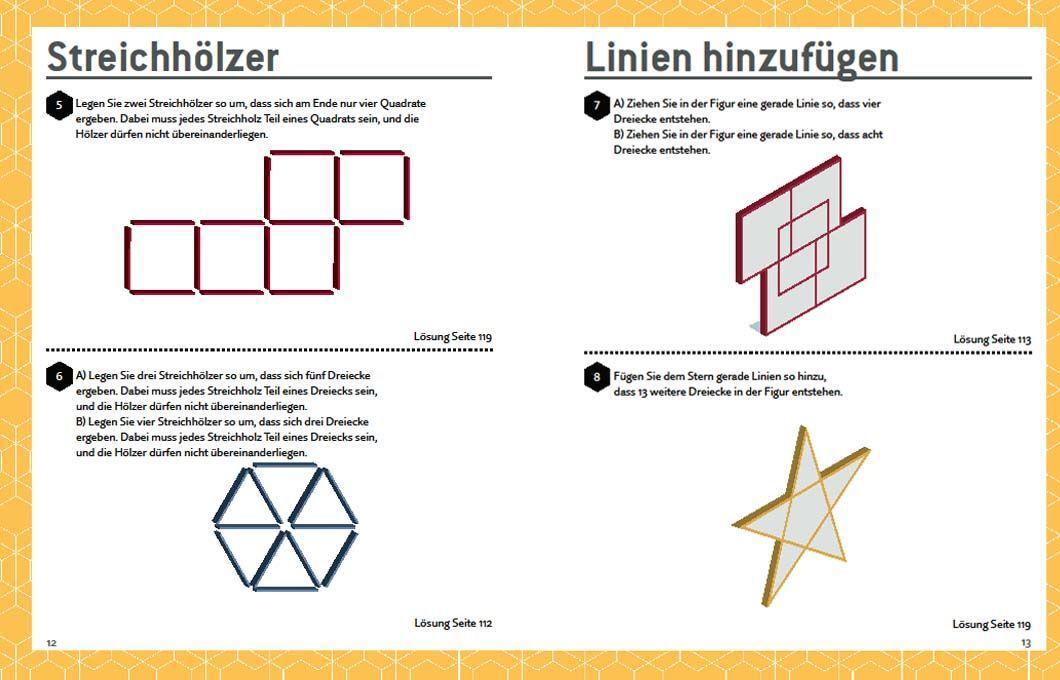 Bild: 9783809444565 | Mensa's knifflige Geometrierätsel. Mathematische Aufgaben aus der...