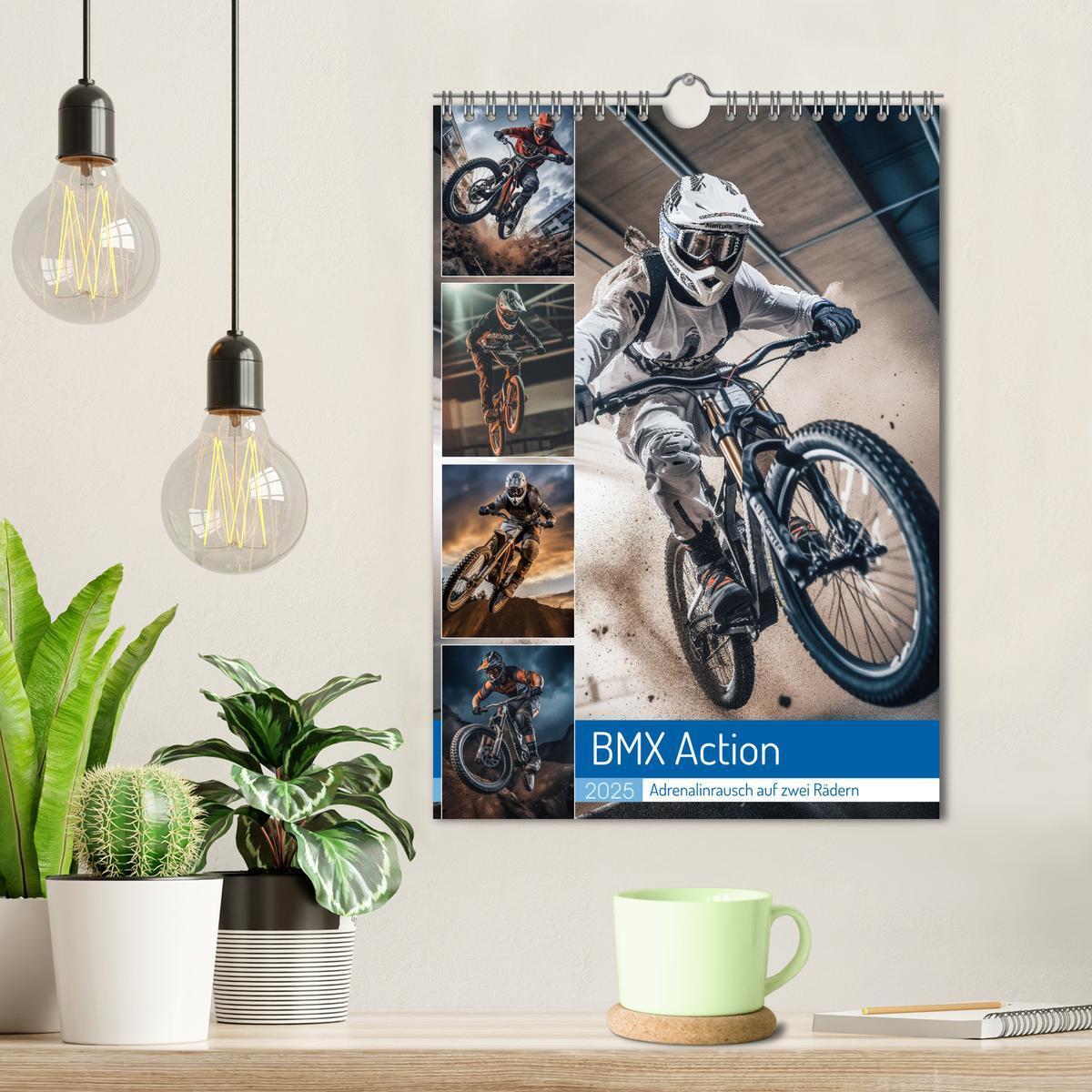 Bild: 9783383775376 | BMX Action (Wandkalender 2025 DIN A4 hoch), CALVENDO Monatskalender