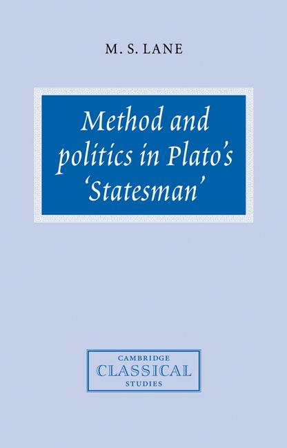 Cover: 9780521036870 | Method and Politics in Plato's Statesman | M. S. Lane (u. a.) | Buch