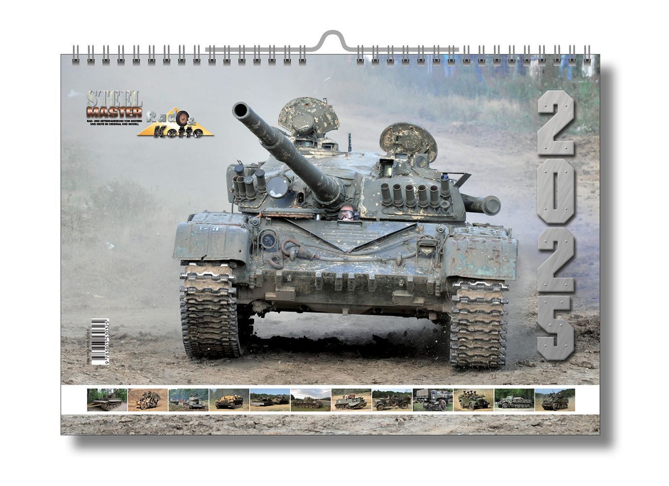 Cover: 9783803530325 | STEELMASTER 2025 - Panzerfahrzeuge - A3-Wandkalender | Nickel | 13 S.