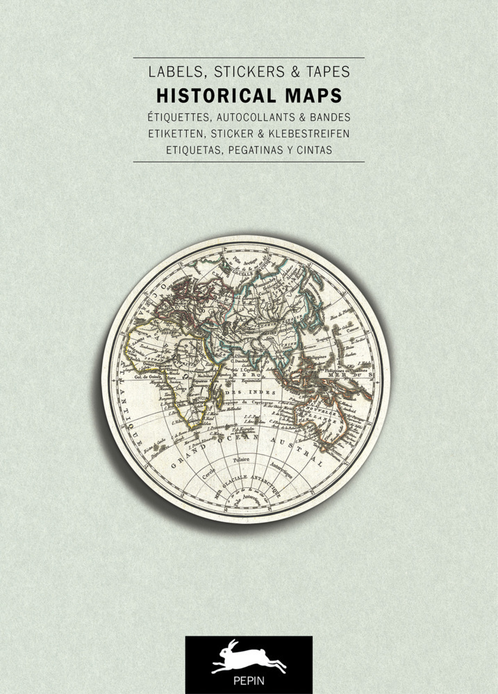Cover: 9789460094255 | Historical Maps | Label and Sticker Book | Pepin van Roojen | Buch