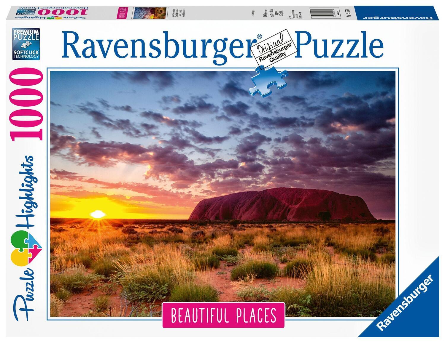 Cover: 4005556151554 | Ayers Rock in Australien. Puzzle 1000 Teile | Spiel | Deutsch | 2018