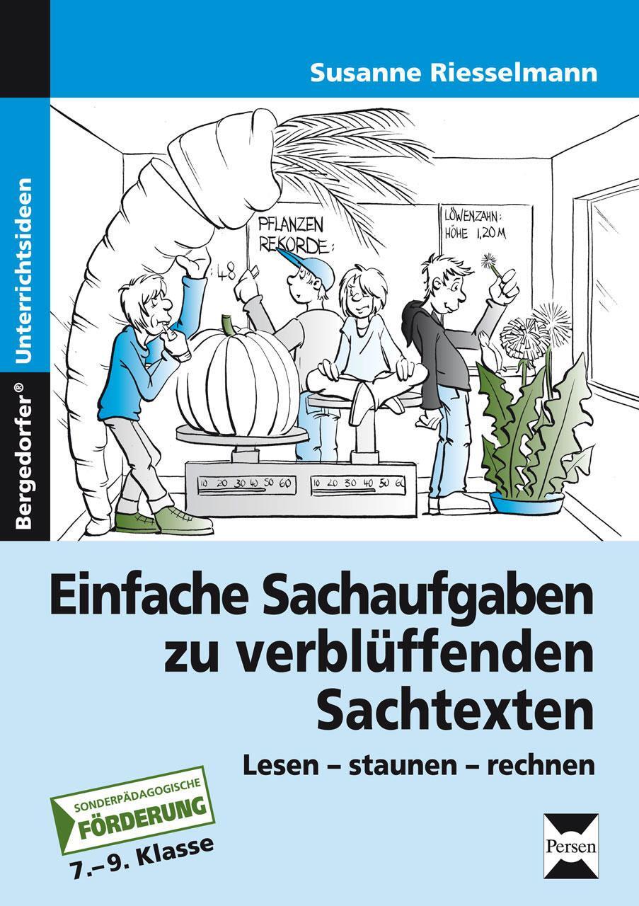 Cover: 9783834433893 | Einfache Sachaufgaben zu verblüffenden Sachtexten | Riesselmann | Buch