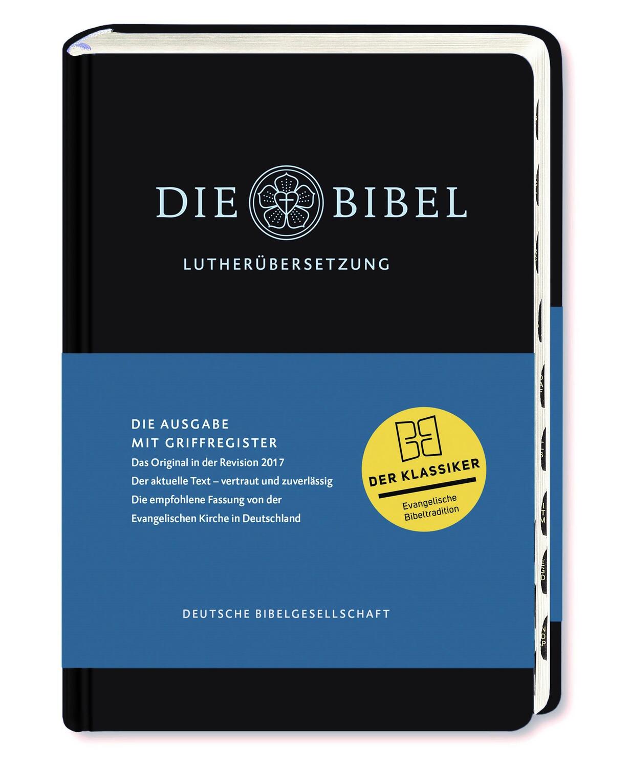 Cover: 9783438033062 | Lutherbibel - Ausgabe mit Griffregister | Taschenbuch | Deutsch | 2018