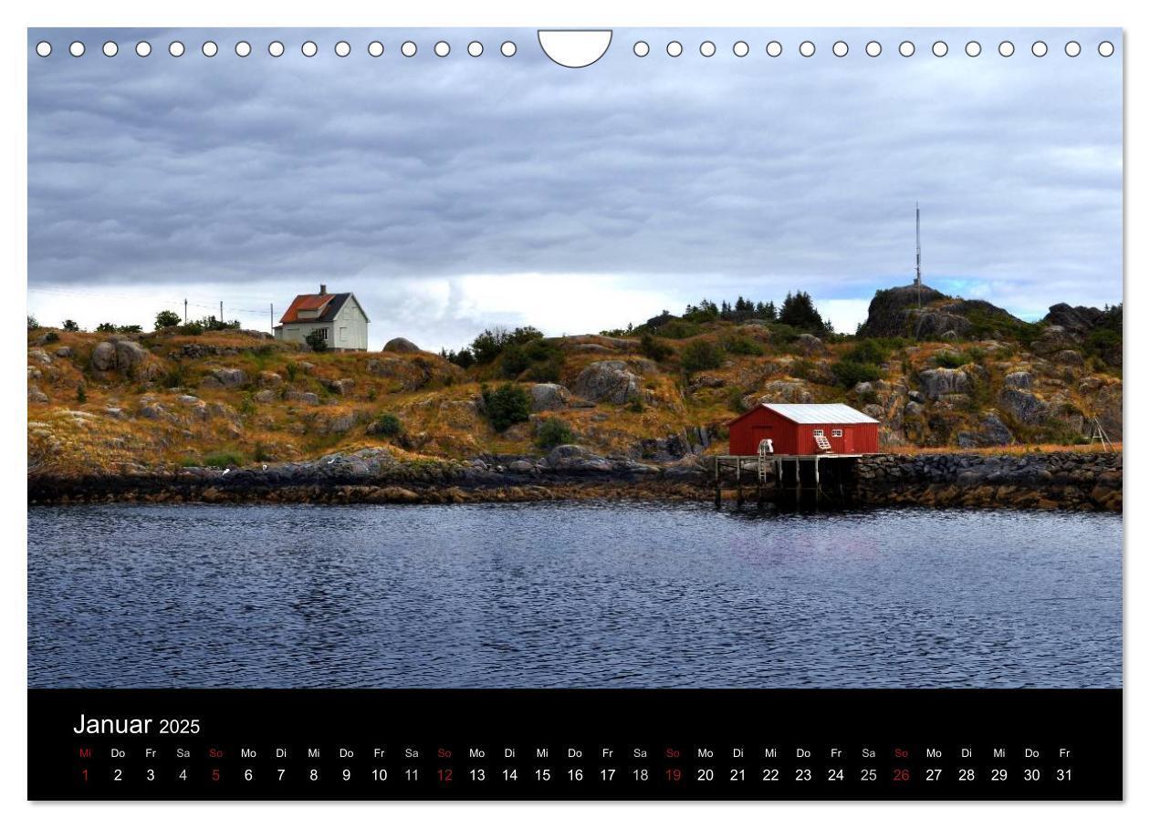 Bild: 9783435777624 | An Norwegens Küsten (Wandkalender 2025 DIN A4 quer), CALVENDO...