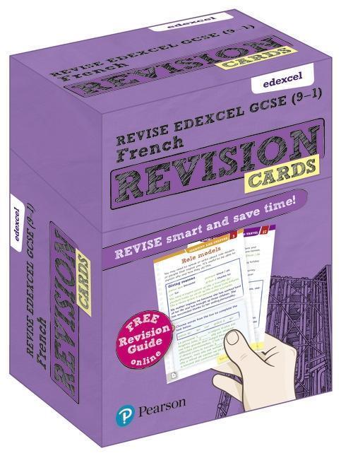 Cover: 9781292182391 | Pearson REVISE Edexcel GCSE French Revision Cards (with free online...