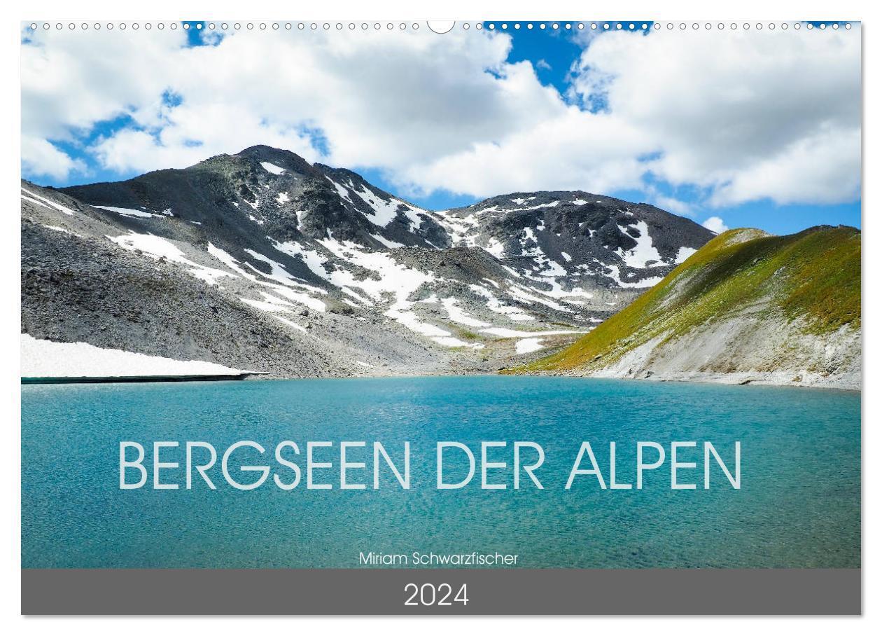 Cover: 9783383060816 | Bergseen der Alpen (Wandkalender 2024 DIN A2 quer), CALVENDO...