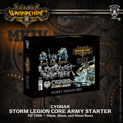 Cover: 875582029066 | WARMACHINE: MKIV – Cygnar Storm Legion Core Army Starter | englisch