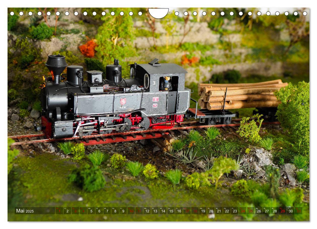 Bild: 9783435330133 | Kleine Waldbahn-Welt - Modellbahn in Spur 0 (Wandkalender 2025 DIN...