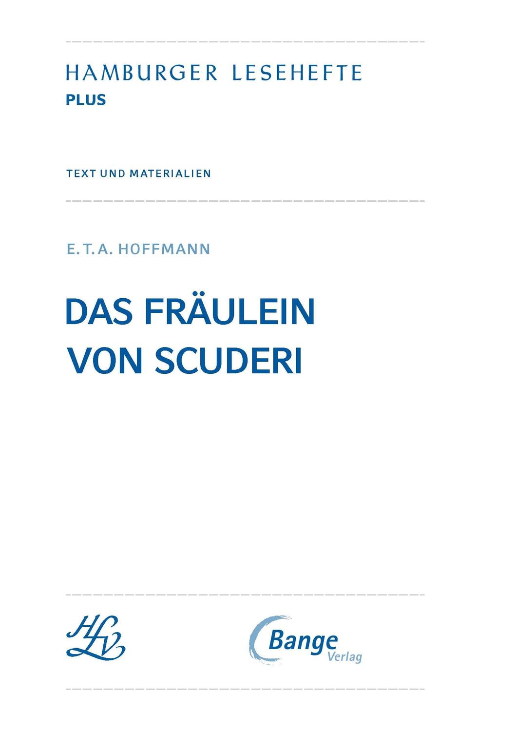 Bild: 9783804425736 | Das Fräulein von Scuderi | Hamburger Lesehefte Plus Königs Materialien