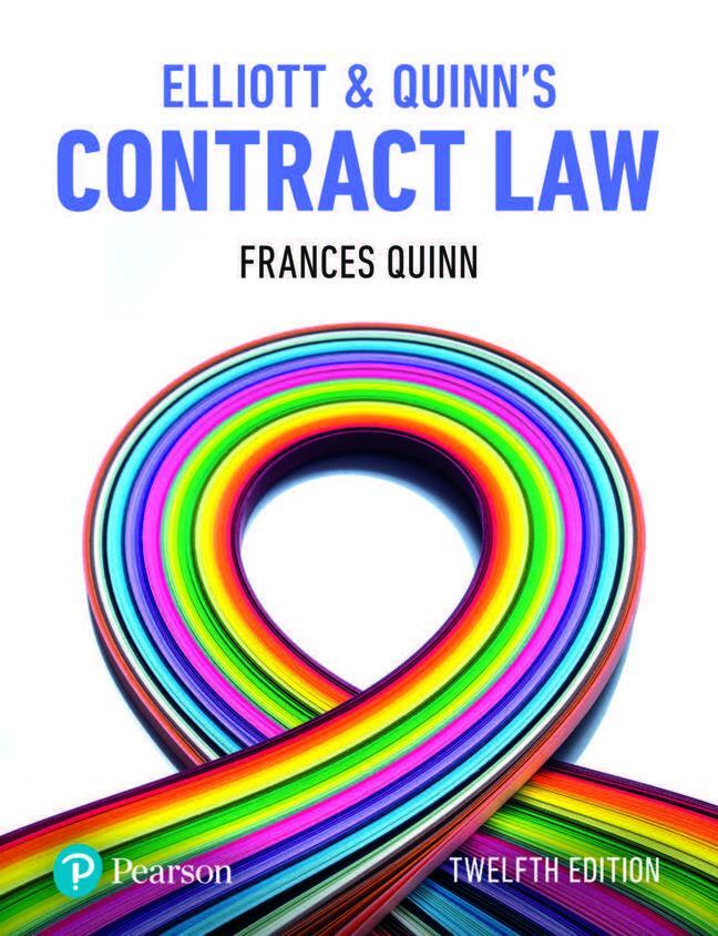 Cover: 9781292251400 | Elliott &amp; Quinn's Contract Law | Catherine Elliott (u. a.) | Buch