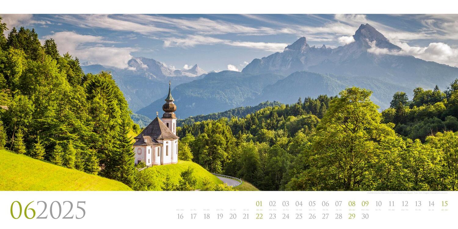Bild: 9783838425498 | Deutschland - Panorama Kalender 2025 | Ackermann Kunstverlag | 14 S.