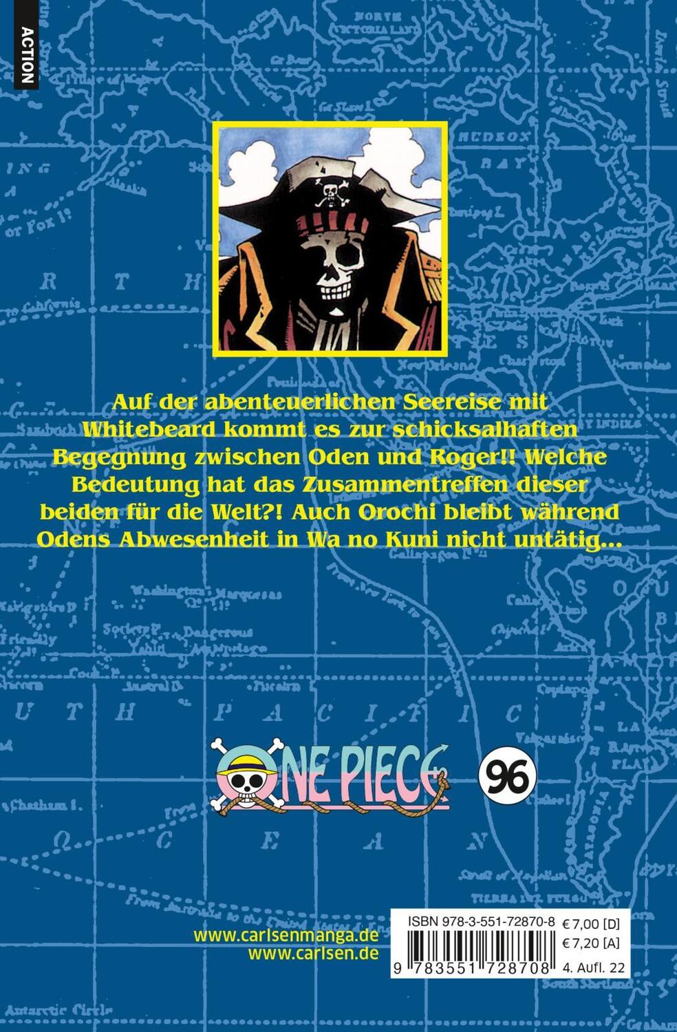 Rückseite: 9783551728708 | One Piece 96 | Piraten, Abenteuer und der größte Schatz der Welt!