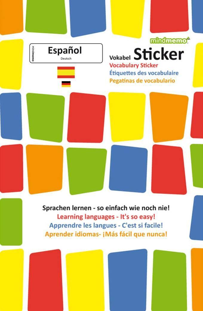 Cover: 9783954130399 | mindmemo Vokabel Sticker - Grundwortschatz Spanisch / Deutsch - 280...