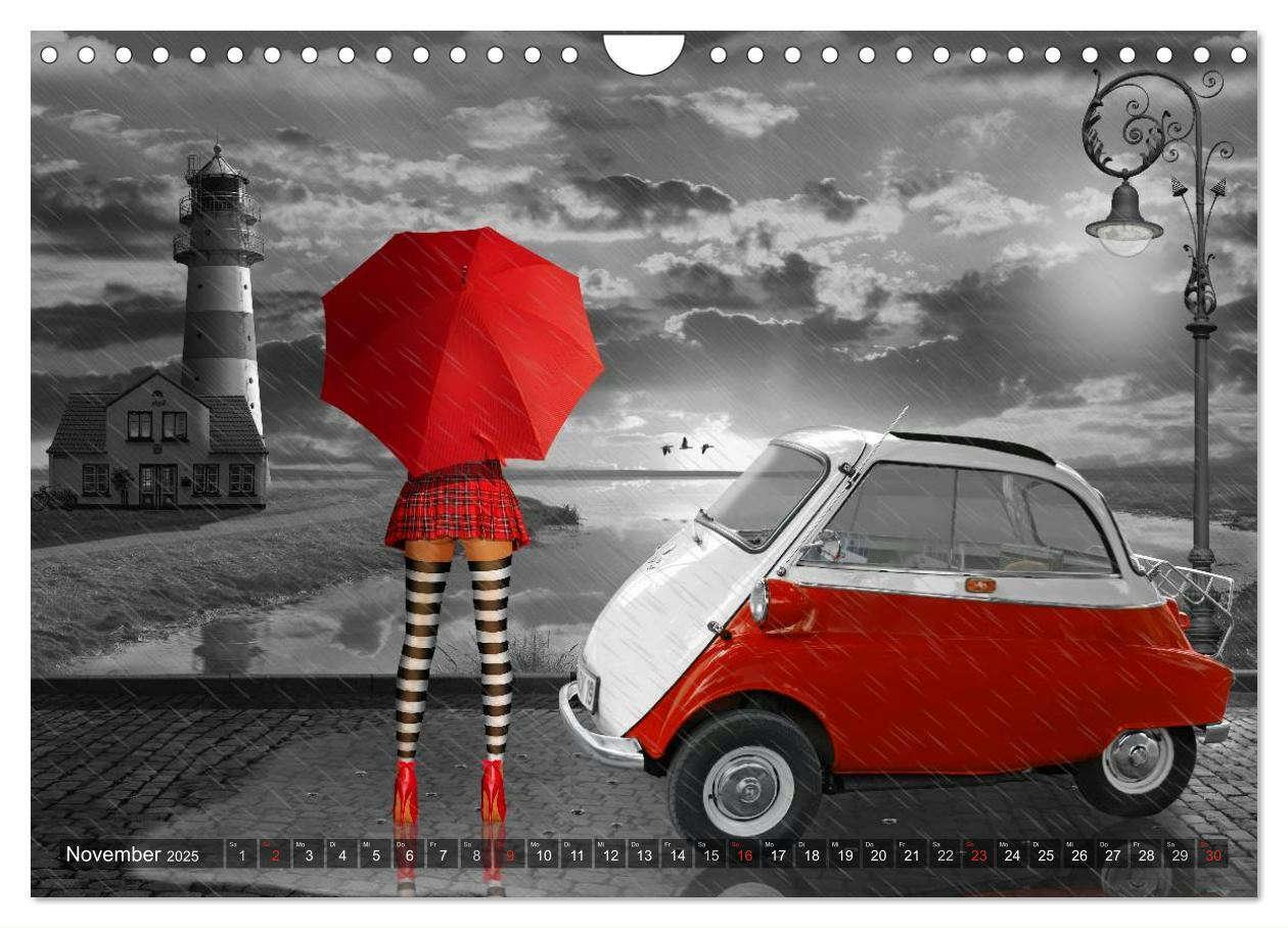 Bild: 9783435473793 | Oldtimer und Pin-Up Girls by Mausopardia (Wandkalender 2025 DIN A4...