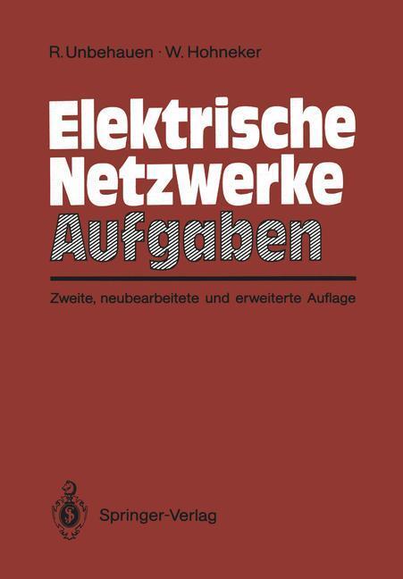 Cover: 9783540171102 | Elektrische Netzwerke Aufgaben | Willi Hohneker (u. a.) | Taschenbuch