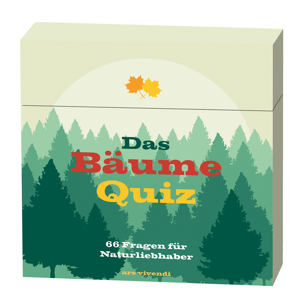Cover: 4250364114516 | Das Bäume-Quiz (Spiel) | 66 Fragen für Naturliebhaber | Spiel | 66 S.