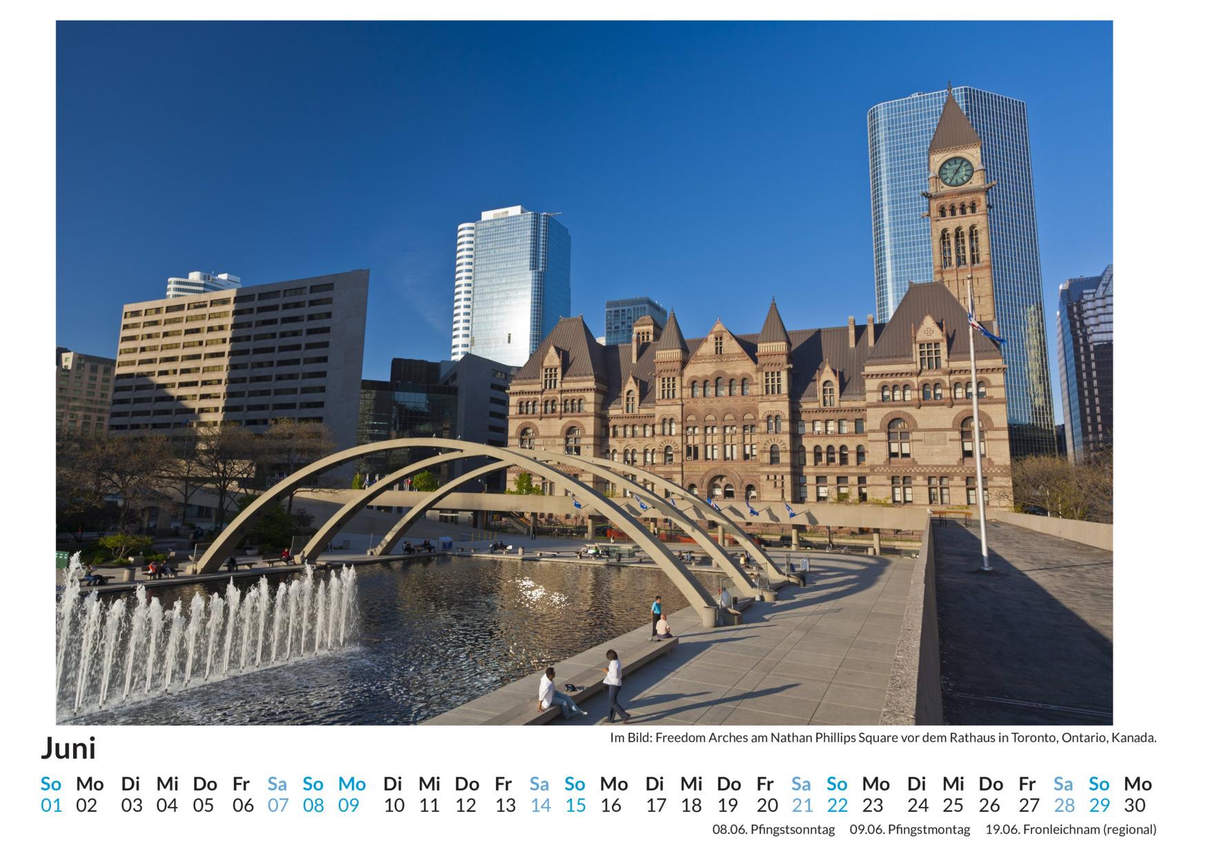 Bild: 9783759121417 | Toronto - (Wandkalender 2025, Kalender DIN A4 quer, Monatskalender...