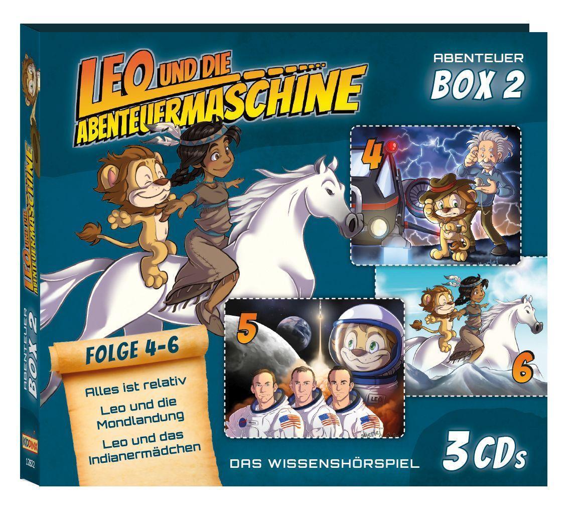 Cover: 4001504128227 | 3er CD-Box:Folge 4-6 | Leo und die Abenteuermaschine | Audio-CD | 2022
