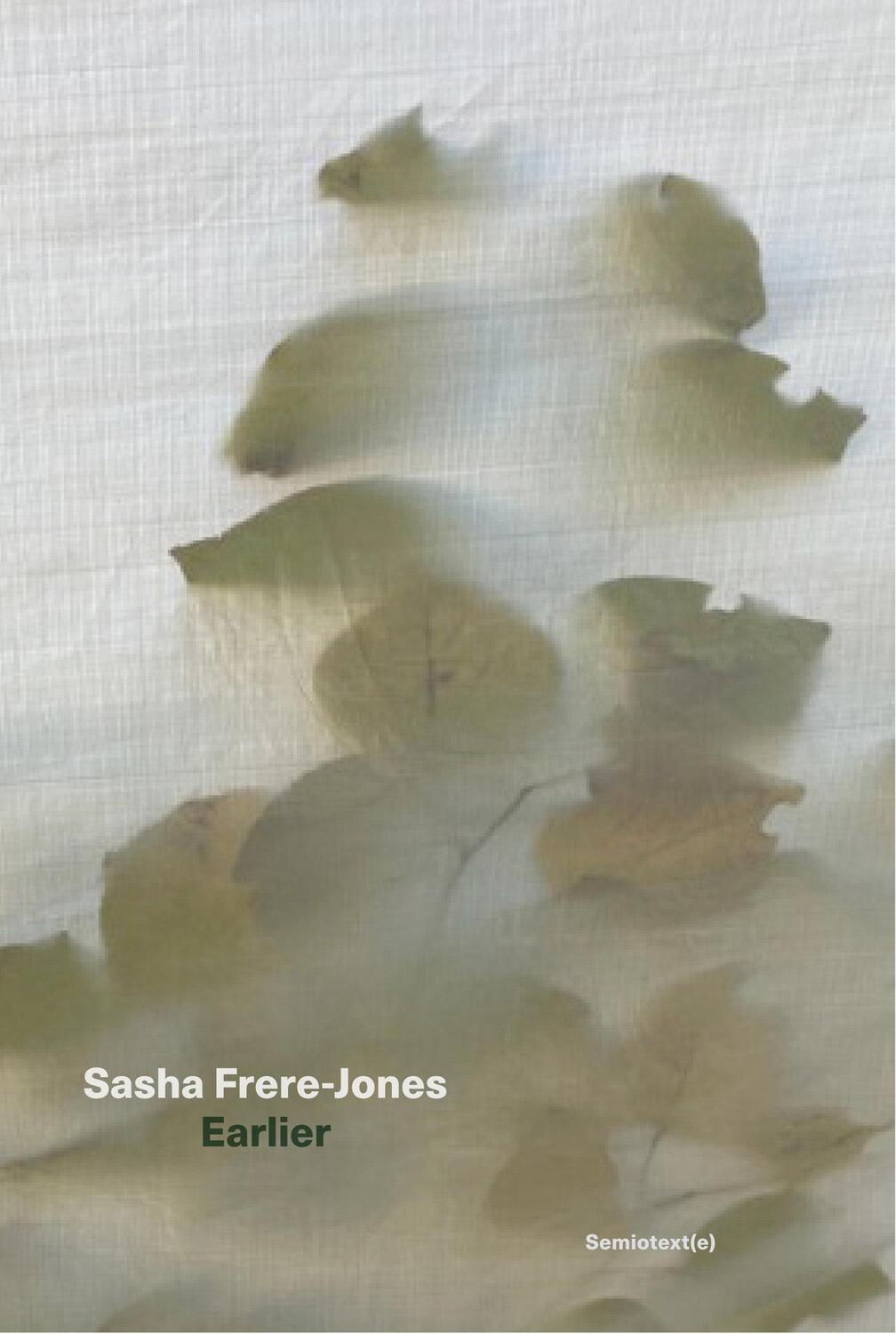 Cover: 9781635901962 | Earlier | Sasha Frere-Jones | Taschenbuch | Englisch | 2023