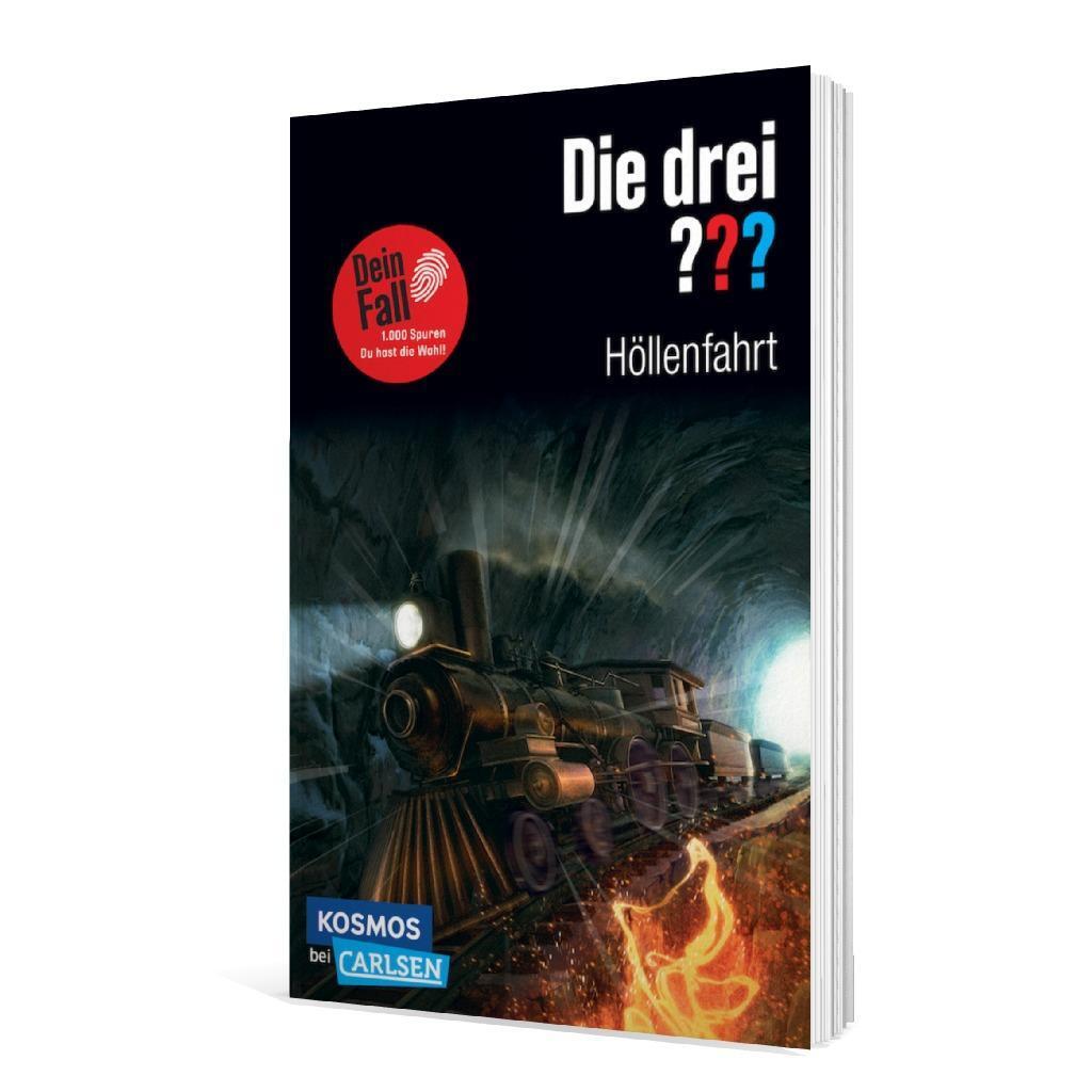 Bild: 9783551321039 | Die drei ??? Dein Fall: Höllenfahrt | Explosiver Mitratekrimi ab 10!