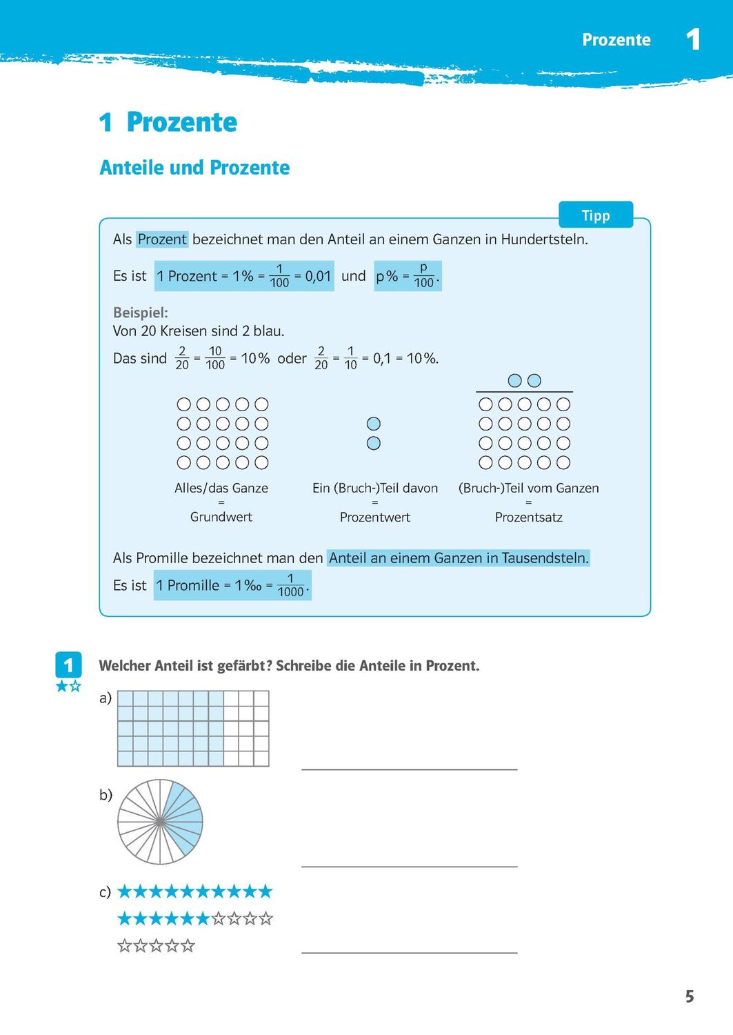 Bild: 9783129273968 | 10-Minuten-Training Prozente und Zinsen. Mathematik 6.-8. Klasse