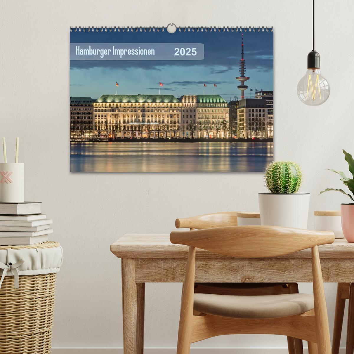 Bild: 9783435322749 | Hamburger Impressionen 2025 (Wandkalender 2025 DIN A3 quer),...