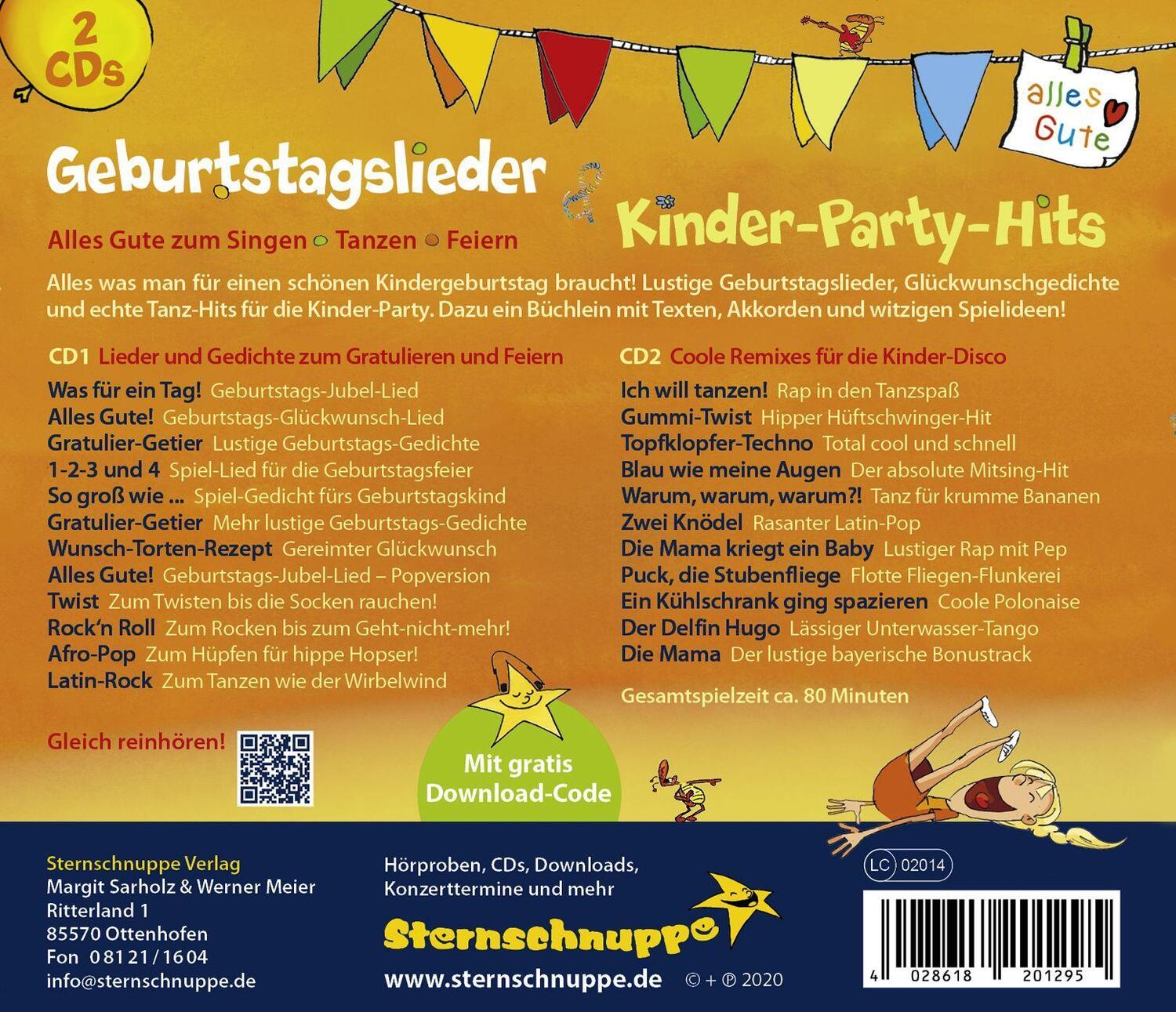 Bild: 4028618201295 | Geburtstagslieder & Kinder-Party-Hits | Audio-CD | 2 Audio-CDs | 2020