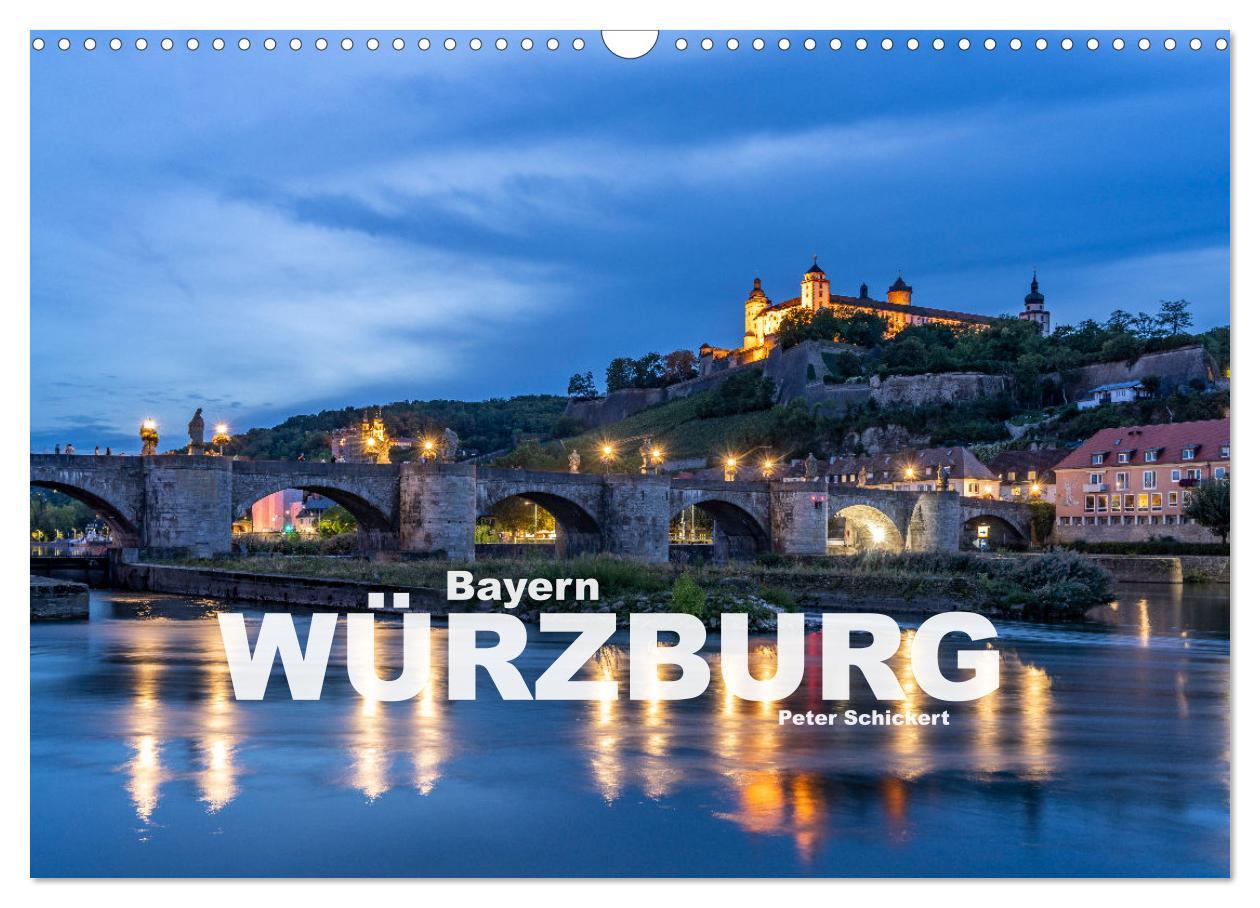 Cover: 9783435220731 | Würzburg - Bayern (Wandkalender 2025 DIN A3 quer), CALVENDO...