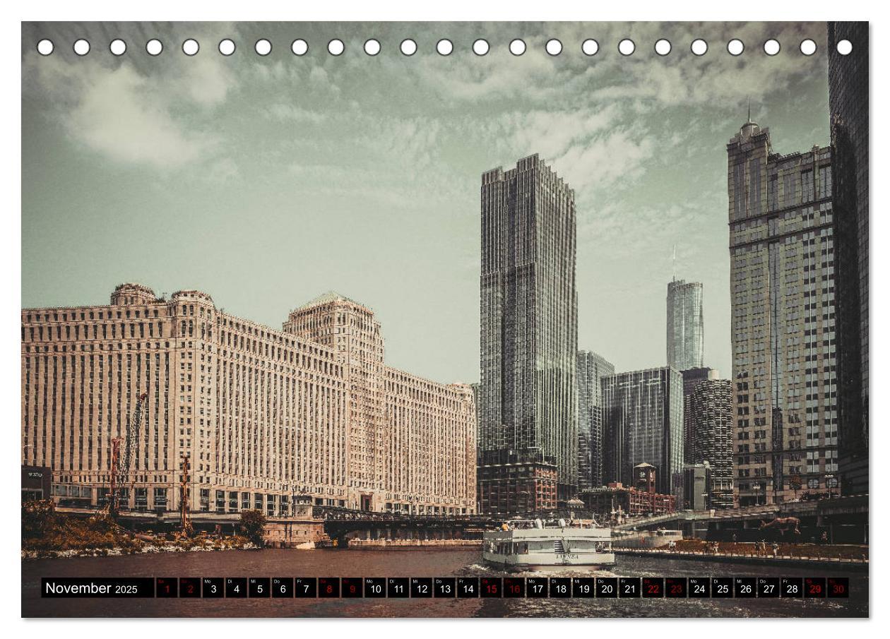 Bild: 9783435352968 | Metropole Chicago (Tischkalender 2025 DIN A5 quer), CALVENDO...