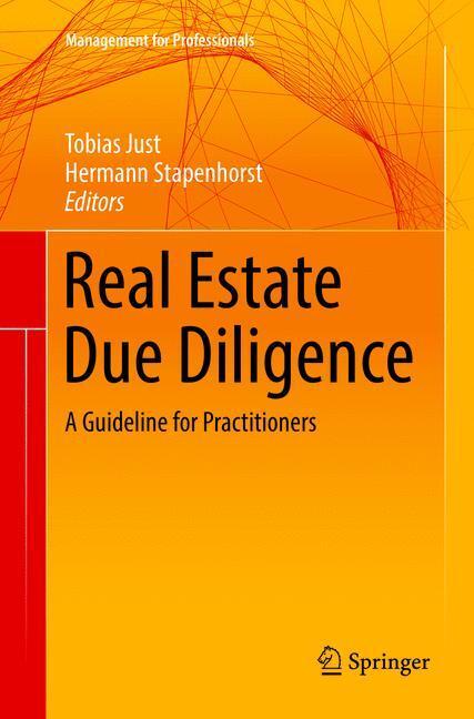 Cover: 9783319873312 | Real Estate Due Diligence | A Guideline for Practitioners | Buch | xi