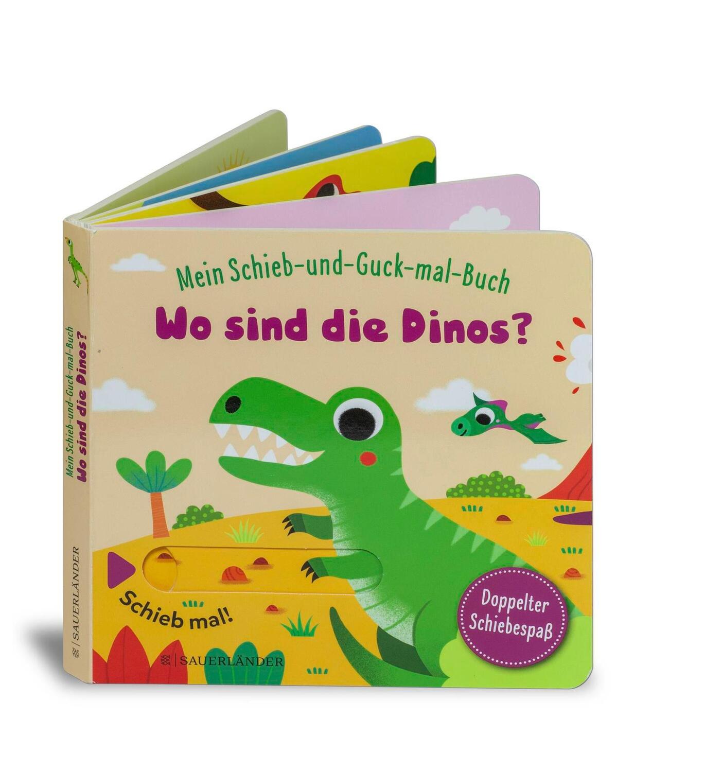 Bild: 9783737358163 | Mein Schieb &amp; Guck-mal-Buch: Wo sind die Dinos? | Stephanie Menge