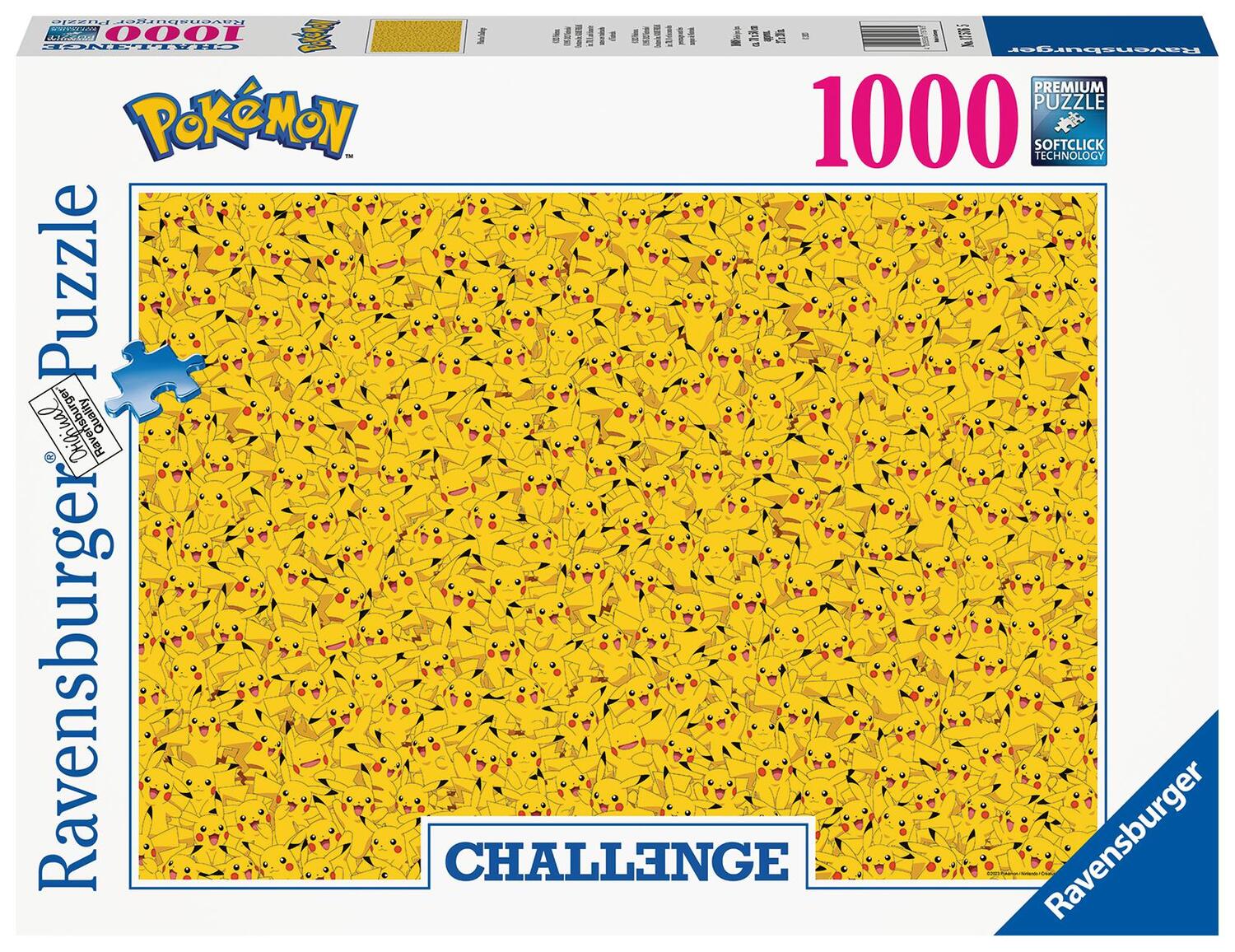 Cover: 4005556175765 | Ravensburger Puzzle 17576 - Pikachu Challenge - 1000 Teile Pokémon...