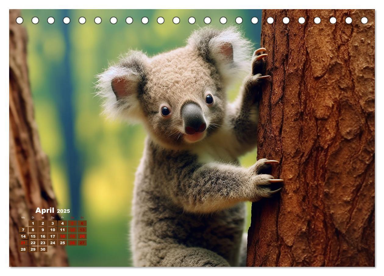 Bild: 9783383891342 | Quer durch die Tierwelt der Erde (Tischkalender 2025 DIN A5 quer),...