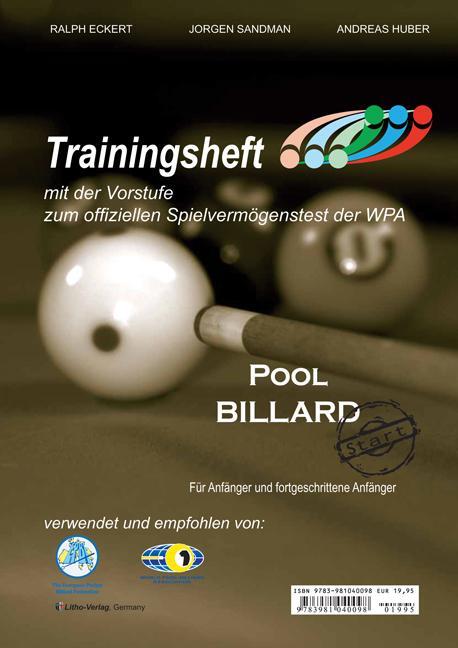 Pool Billard Trainingsheft PAT Start - Eckert, Ralf