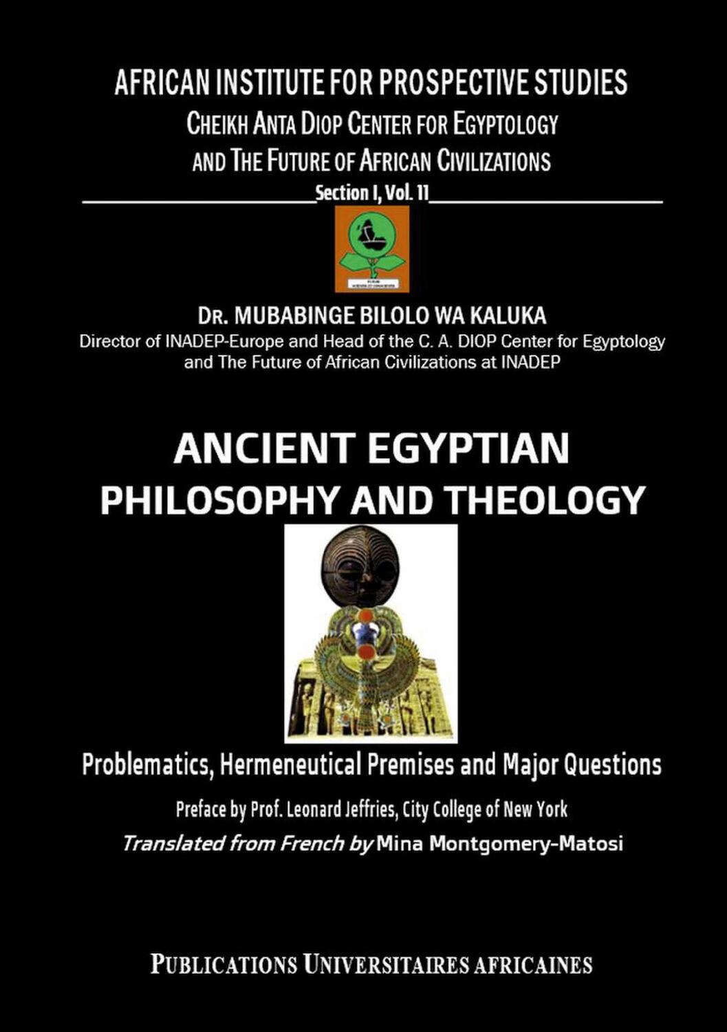 Cover: 9783931169282 | Ancient egyptian Philosophy and Theology | Mubabinge Bilolo wa Kaluka