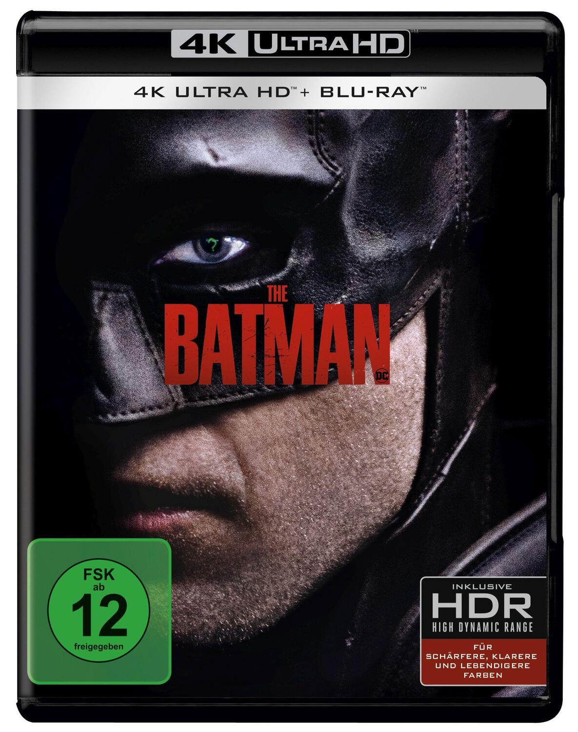 Cover: 5051890329615 | The Batman - 4K UHD | 4K Ultra HD Blu-ray + Blu-ray | Matt Reeves