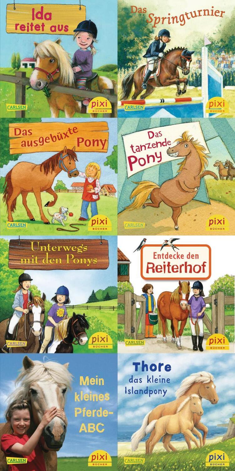 Cover: 9783551044372 | Pixi-Bundle 8er Serie 231: Pferde-Freundschaften | Broschüre | 24 S.