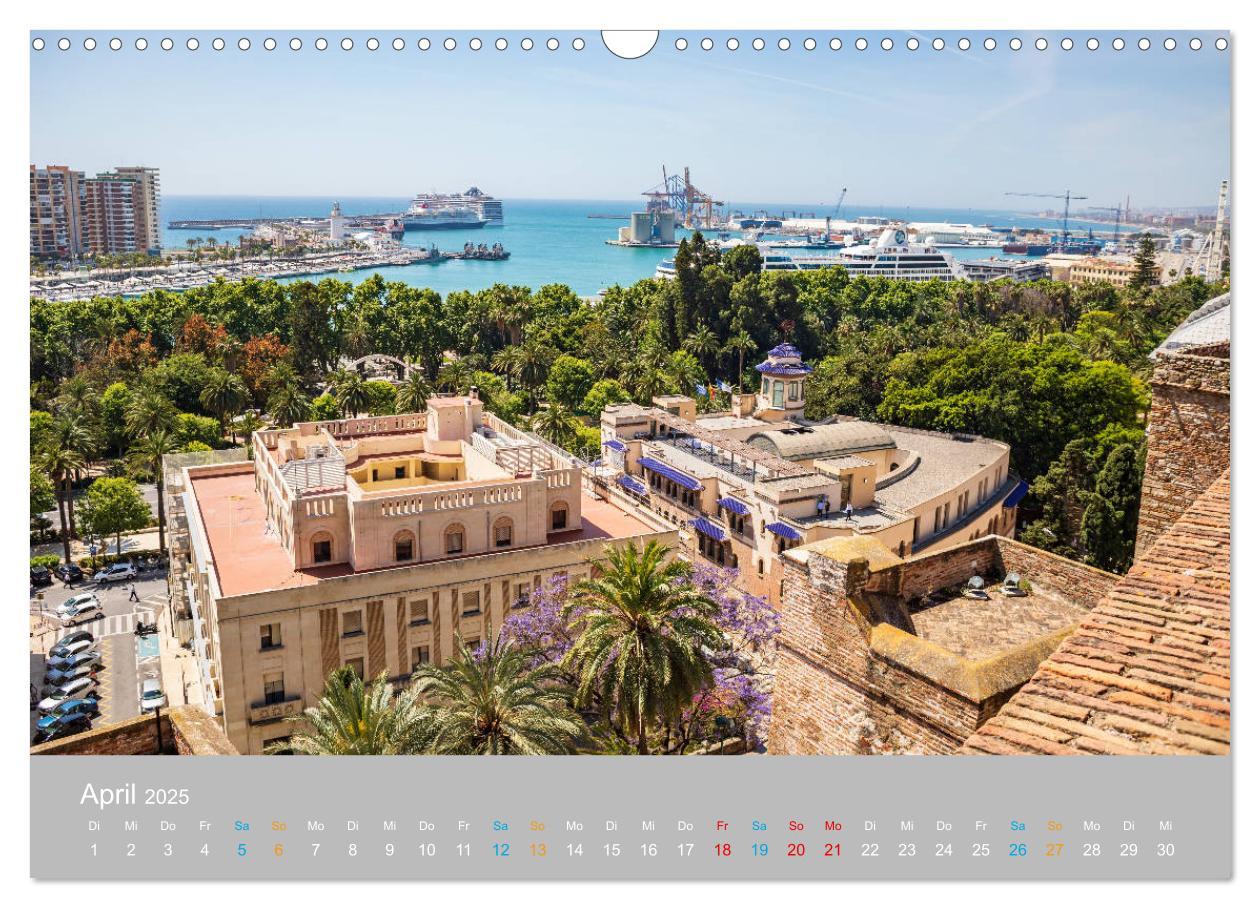 Bild: 9783435231119 | Malaga - andalusische Mittelmeerküste (Wandkalender 2025 DIN A3...