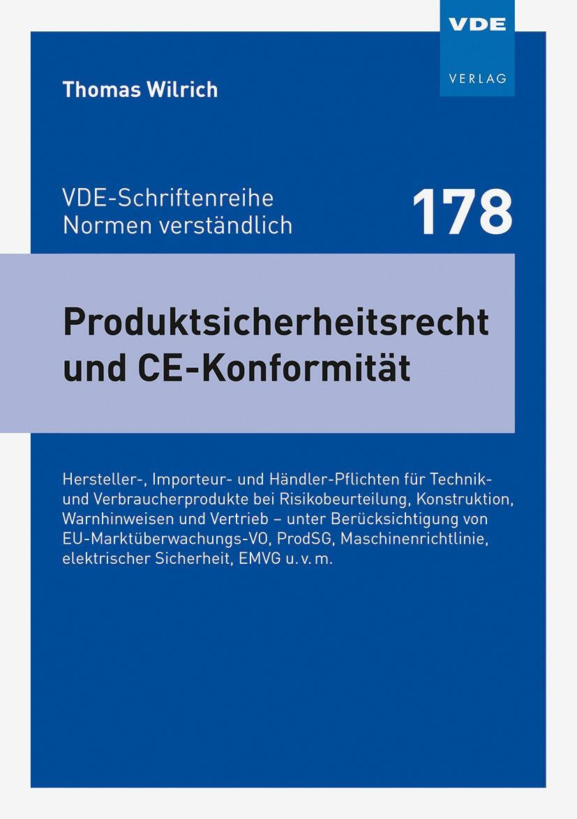 Bild: 9783800755998 | Produktsicherheitsrecht und CE-Konformität | Thomas Wilrich | Buch