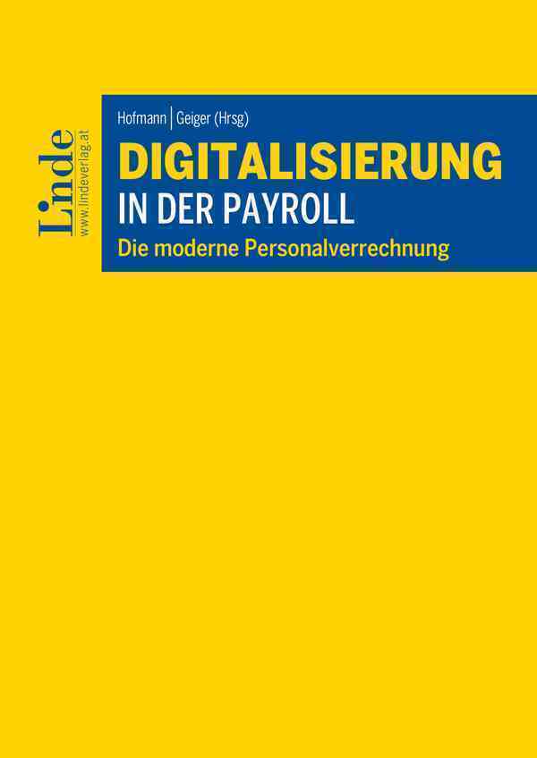 Cover: 9783707346534 | Digitalisierung in der Payroll | Die moderne Personalverrechnung