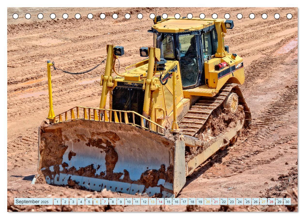 Bild: 9783435289363 | Bulldozer - bärenstarke Arbeitstiere (Tischkalender 2025 DIN A5...